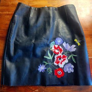 H&M Leather Mini Skirt